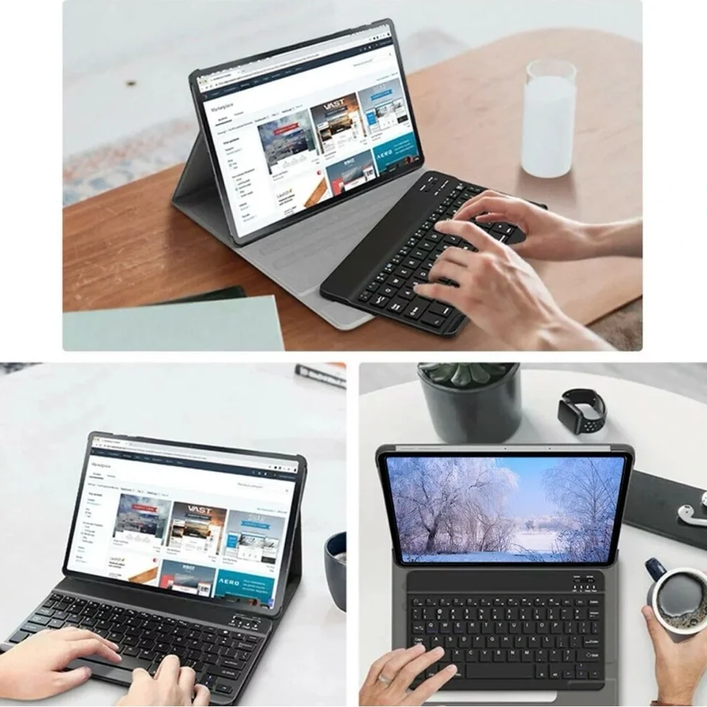Detachable Keyboard Case for Samsung Galaxy Tab S7 FE 12.4
